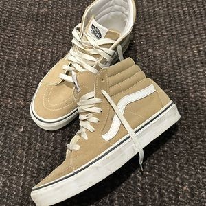 Beige Vans *Worn Once*